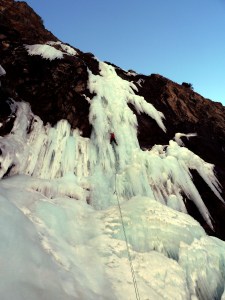 La cascade de Cédéra, Champoléon. La cascade de Cédéra, Champoléon.