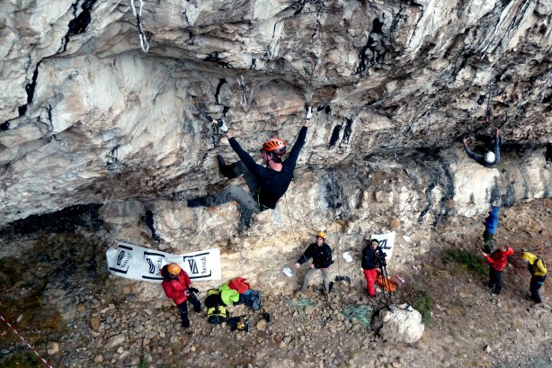 Etienne test la voie de finale