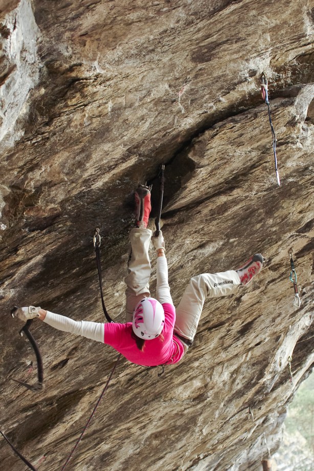 Stéphanie Moreau dans la voie de finale