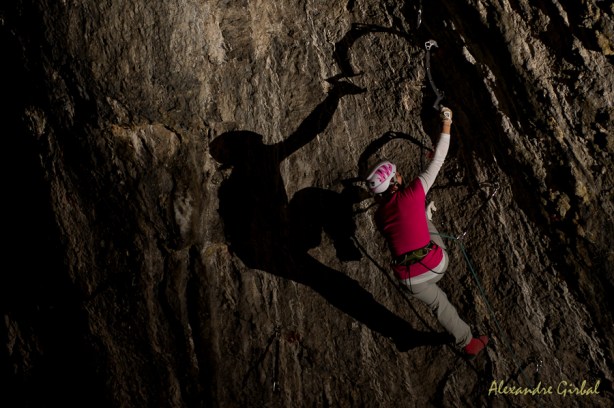 Stéphanie Maureau dans la voie de finale Stéphanie Maureau dans la voie de finale