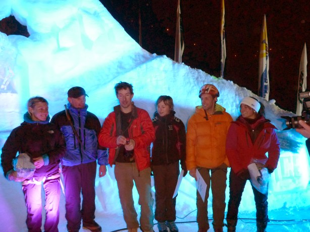 Les finalistes du dry contest de l'Ice climbing Ecrins 2012 Les finalistes du dry contest de l'Ice climbing Ecrins 2012