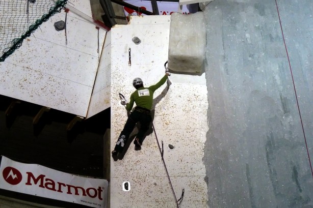 Gaetan Raymond dans sa voie de qualification