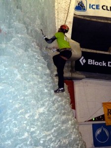 Fred Degoulet au départ de la voie de vitesse
