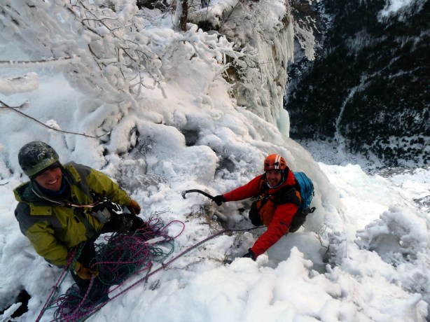 Ben R. et Dèg à la sortie avec le sourire !