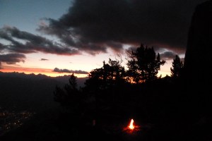 Bivouac 5 étoiles au passage du pin brulé