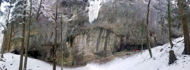 La falaise d'Eptingen
