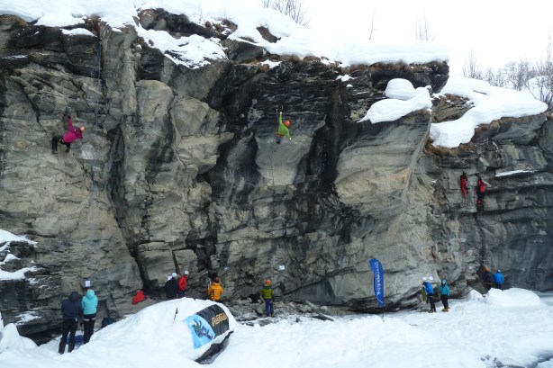 Le site de dry-tooling du canyon de l'Ecot