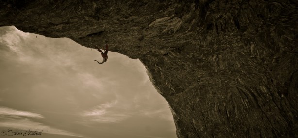 à la fin du toit, 30m d'avancé...