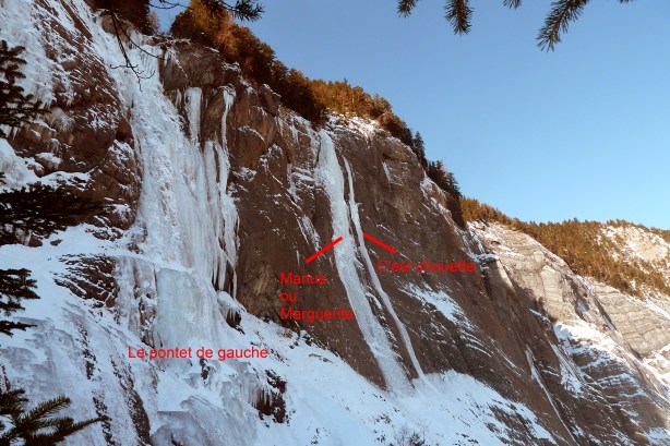 Le mur du Pontet à Bourg d'Oisans