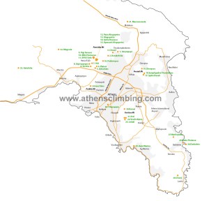 Map of Athens