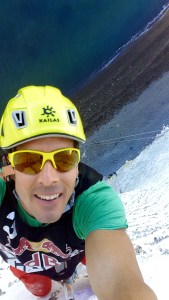 a mandatory stop for a selfie at 60m during the practice.